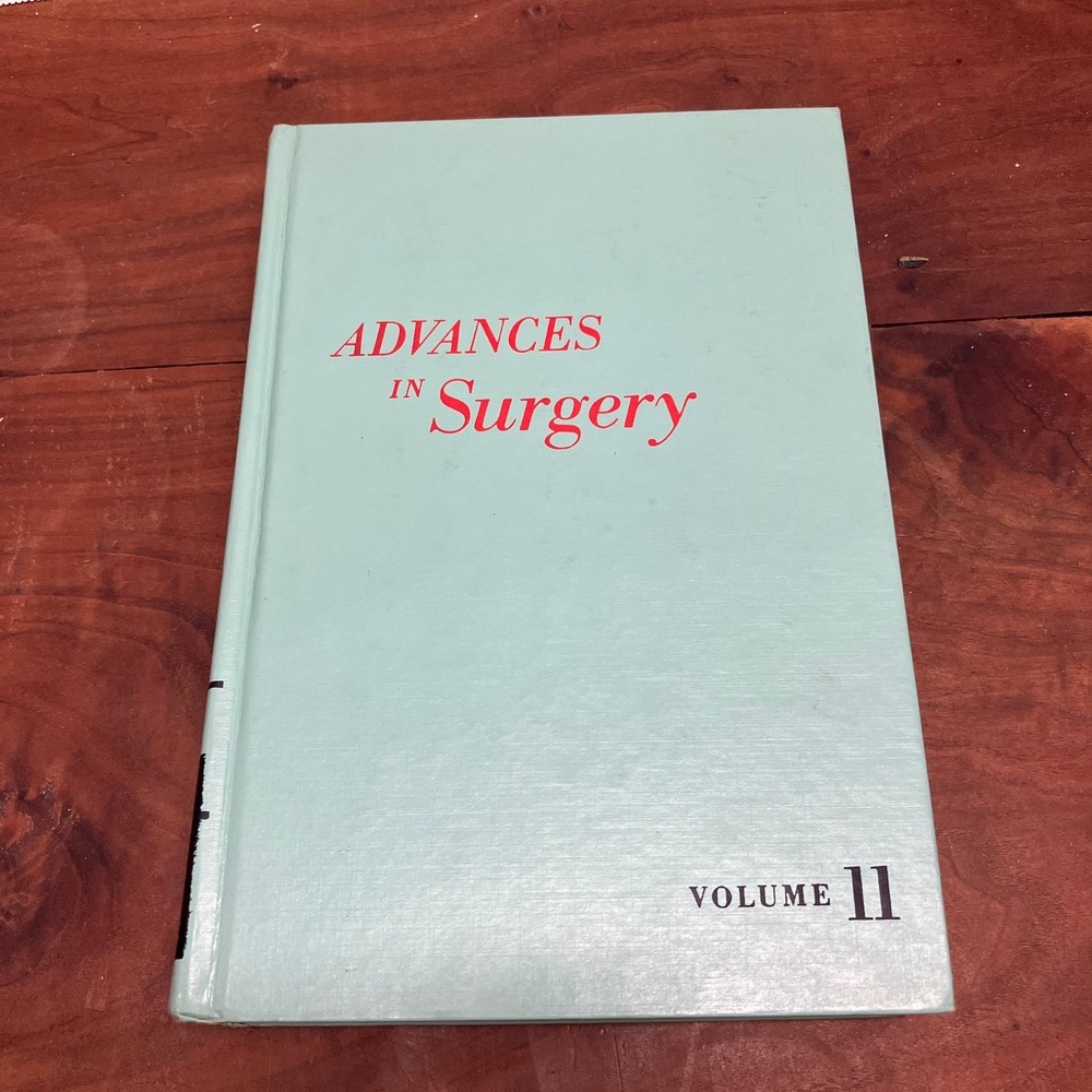 Advances in Surgery Vol 11 1977 Charles Rob Medical Hardcover Yearbook